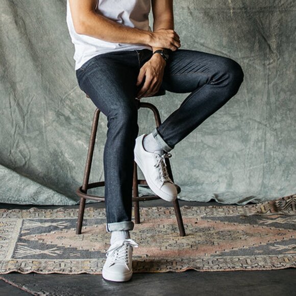 Hiroshi Kato Needle Skinny Selvedge Denim Jeans Indigo Raw Size 32 NEW NWT - Picture 11 of 12